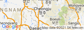 Cheongju Si map